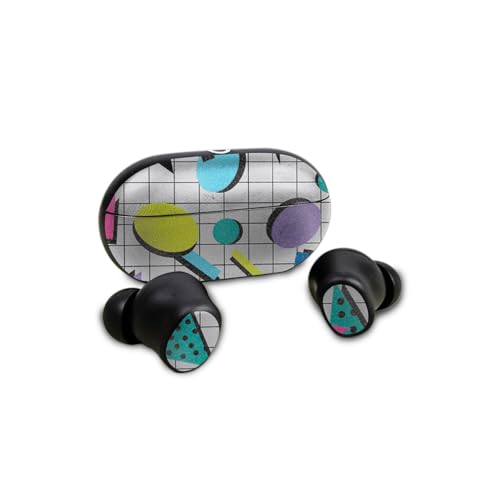 Image of Glossy Glitter Skin Compatible with Beats Solo Buds - Awesome 80s - Premium 3M Vinyl Protective Wrap Decal Cover - Easy to Apply | Crafted in The USA by MightySkins
