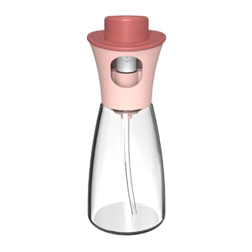 Mendoule エアフライヤー用オイルスプレー、キッチンオイルスプレー - キッチンオイル噴霧器エアフライヤー用 180ml 食品グレードのオイル スプレー ボトル - 再利用可能な食用油噴霧器ミスター、透明なガラスオイルディスペンサーボトル使いやすい