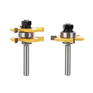 Rcbcplglnk 2 Stück T-Typ Fräser Set