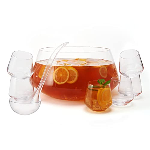Mikasa-Akimbo-8-Piece-Punch-Bowl-Set-with-Acrylic-Ladle-11-Quart-Clear