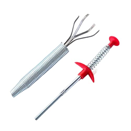 BRW Stainless Steel Toilet, Pipe, Sink, Chimney, Wash Basin & Drain Cleaning Claw Spring Wire, Multifunction & Multi Use Drainage Block Hair Cleaner Tools 60cm (Pack of 2) (B0BLH7YTWH) Amazon Price History, Amazon Price Tracker