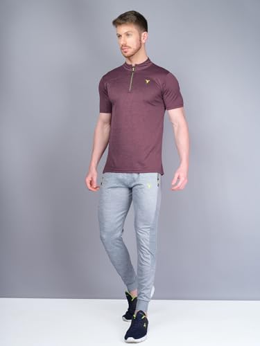 Image of TECHNOSPORT Men's Slim Fit Active T-Shirt - (MTP512 P) Pack of 1