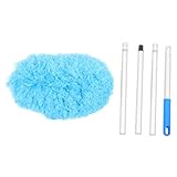 Healeved Multi-Function Cleaning Brush with Extension Pole for Dusting High Ceilings Windows and Fans Flexible Duster for Household Use No Shedding Design