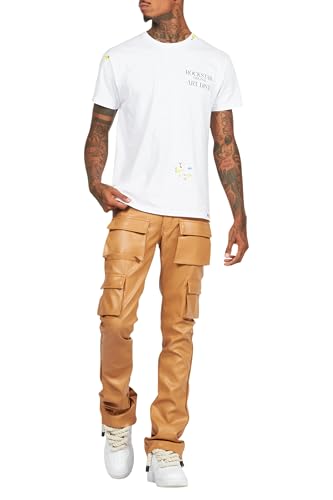 Men's Khaza PU Leather Jean