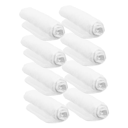 KOMBIUDA 8 pcs Double Layer Urine pad Baby Diaper Liner Lining Cloth Baby Newborn Diaper Liner Cloth Diapers Liner White Cloth Diaper Washable Baby Cloth Diaper Inserts Diapers