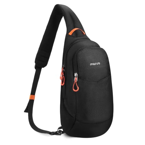 MOSISO Crossbody Sling Bag for Men, Small Cross Body Sling Backpack