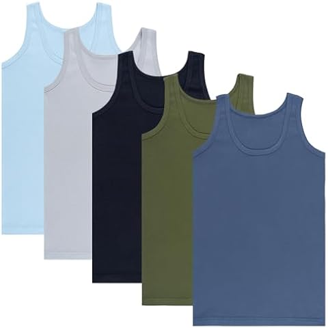 LOREZA Maillots de Corps Garçon 5 Pack Cover