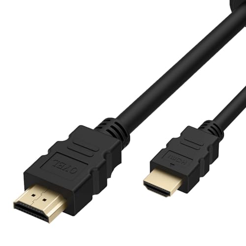 TERUNSOUl High-Speed HDMI Cable, A Male to A Male, 18Gbps, 4K@60Hz, 5.9 Feet, Black for Television、Personal Computer