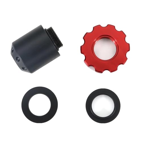 Throttle Lock Cruise Control Kompatibel mit GTR 1400 Wettkämpfen 14 ZZR1400 ER6N ER6F 1000 650 Z900 Motorradmodelle(Red)