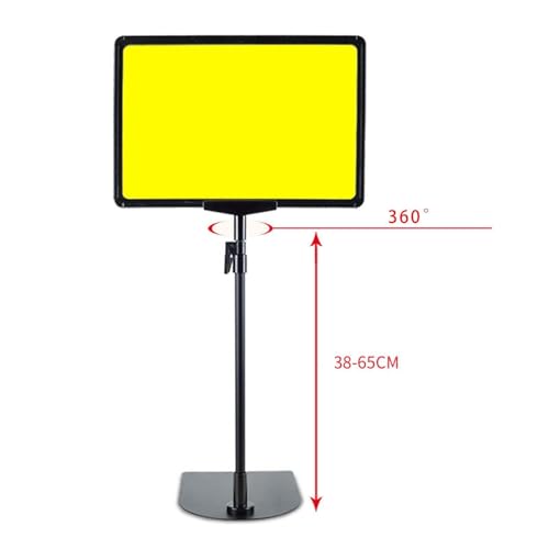 Image of Supermarket Price Label Stand Reusable Business Black Adjustable Sign Holder A3 Frame| Holders| Racks & Fixtures | Retail Services
