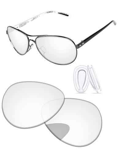 Image of Replacement Lenses & Nosepads for Oakley Feedback OO4079 59mm Sunglass - Precision Fit, UV Block & Impact Resistant