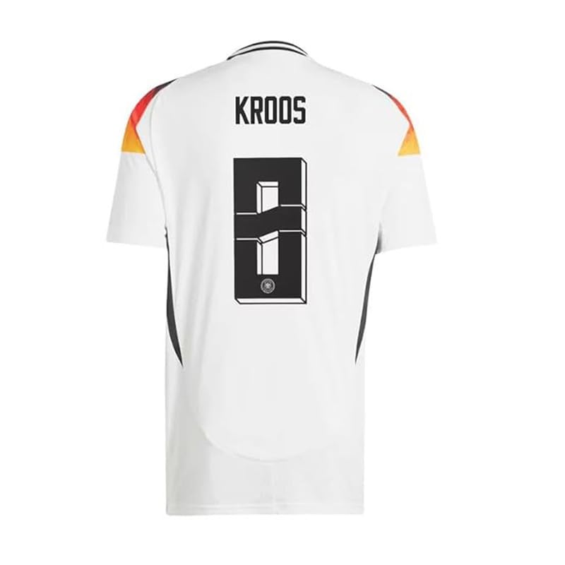 RJM Jamal musiala 10 Football Team Official White Jersey 2024