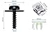 OAUTOO 12Sets T30 Engine Splash Shield Guard Undertray Cover Tapping Screws & Grommet Bolt Nut Clip Kit or Ford C-Max Escape Focus Transit Connect Edge F-150 Lincoln MKC & MKX