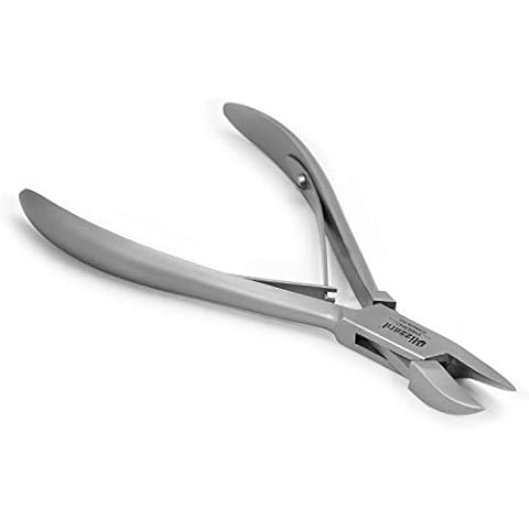 Ingrown Nail Clippers for Men with Ingrown Toenails - Blizzard Podiatrist Toenail Clipper Set German Forged - 5 inch Professional Nail Cutter - Concave Head Podiatry Nipper Nail Kit - Hospital Grade Cover