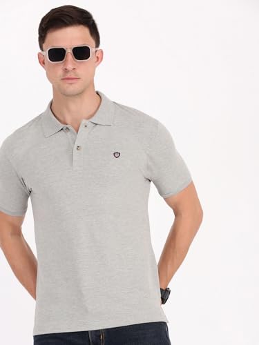 Image of Macroman M-Series Fashion Half Sleeve Polo Core Casual T-Shirt for Men, Cotton Blend, Pack of 1