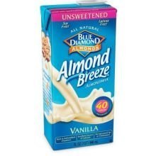 Blue Diamond Almonds - Leche de almendras sin azúcar, 64 onzas, 6 por caja disponible en Yaxa Venezuela