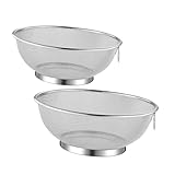 Photo Gallery mikinona 2 pezzi colini da cucina in acciaio e scolapasta maglia fina per filtrare latte di soia drenaggio olio e verdure facile da e Photo Gallery mikinona 2 pezzi colini da cucina in acciaio e scolapasta maglia fina per filtrare latte di soia drenaggio olio e verdure facile da e