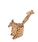 YOURNELO Original Woodcarving Craft Animal Pen Pencil Holder Organizer Accessories (Giraffe)