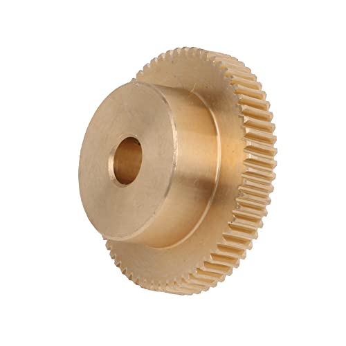 Image of 0.5 Modulus Brass Metal Speed Reducer with 60 T Wheel 5mm Bore Gear Shaft