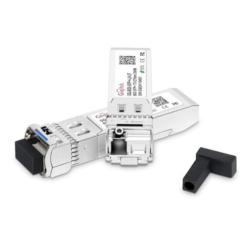Image of 1 Pair 10GBASE-BX20-UD BiDi SFP+ Module, TX-1270nm /1330nm,RX-1330nm /1270nm 20km DOM Simplex LC /UPC SMF Optical Transceiver Mini Gbic for Cisco SFP-10G-BXU /SFP-10G-BXD, Ubiquiti & Open Switches
