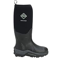 Muck Boots Unisex Arctic Sport Fleece Lined Waterproof Pull on Boot, Black, 10