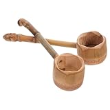 Photo Gallery ukcoco 2 pezzi mestolo in bambù con manico lungo cucchiaio per e bevande versatile per cucina bagno giardino sauna e cerimonia del tè superficie liscia facile da Photo Gallery ukcoco 2 pezzi mestolo in bambù con manico lungo cucchiaio per e bevande versatile per cucina bagno giardino sauna e cerimonia del tè superficie liscia facile da