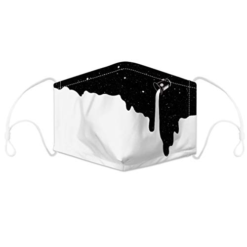 AUBIG Tejido De Protección Facial Unisex 3D Impresión Tela de Revestimiento de Cara Hombres Mujeres Adecuado para Salir Estilo 9