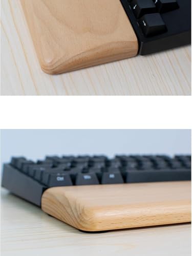 Poggiapolsi in legno per tastiera, poggiapolsi ergonomico per una migliore esperienza di digitazione, ideale per giochi e uso in ufficio