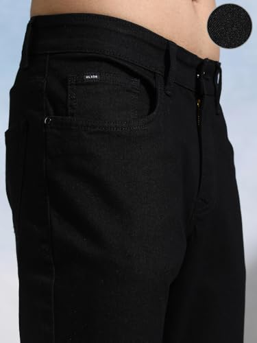 Image of Highlander Mens Slim Fit Denim Jeans for Man | Cropped Length Jeans Pant | Jeans for man| Stylish Casual Wear for Everyday Comfort