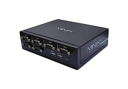 MINIX RIC SR35-4 Fanless Industrial Android Player,4K Ultra HD/4GB DDR4/64GB eMMC 5.1 /GLAN/6 Com/Pre-Rooted Firmware/Wake On LAN/Auto Power. Ideal for Digital Signage, POS and Industrial Application