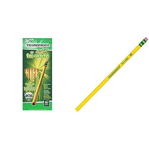 Lápices Ticonderoga Tri-Write, Pack 36 piezas miniatura 1