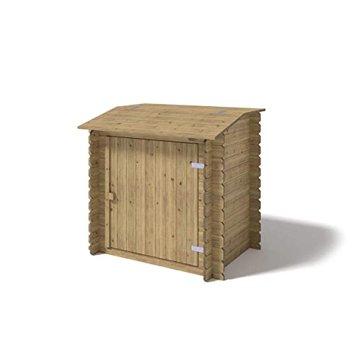 Paradies Pool® Holzpool Kalea Komplettset inkl. Filteranlage, Pumpenhaus, Edelstahlleiter Tiefbecken, Folie Sand mit 0… – Bild 5