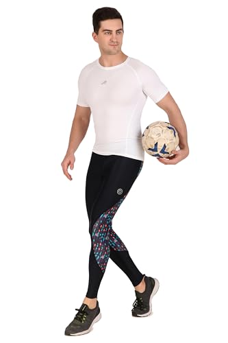Image of ReDesign Apparels Recharge Men Polyester Sports Compression Pant /Legging /Full Tights
