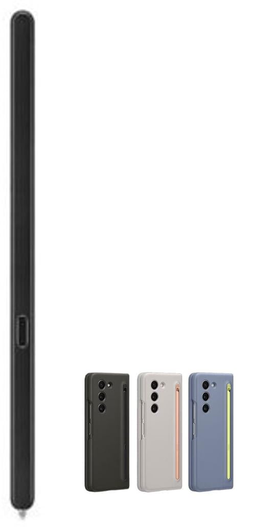 Galaxy Z Fold 6/5 Stylus Pen,Slim S Pen Fold Edition Stylus Pen Replacement for Galaxy Z Fold 6,Galaxy Z Fold 5 (Black)