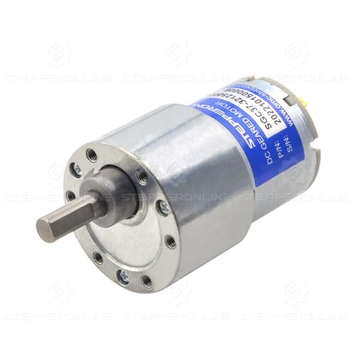 #US Brushed DC Geared Motor 12V W/90:1 Spur Gearbox 41 CW/CCW