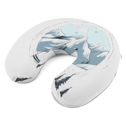 Almohada de espuma viscoelástica tamaño único cervical miniatura 6