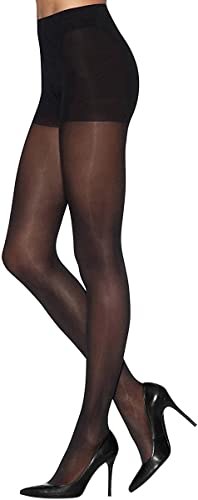 Leggs Womens Sheer Energy Contol Top Sheer Toe Pantyhose 2 Pair, Q, Jet Black
