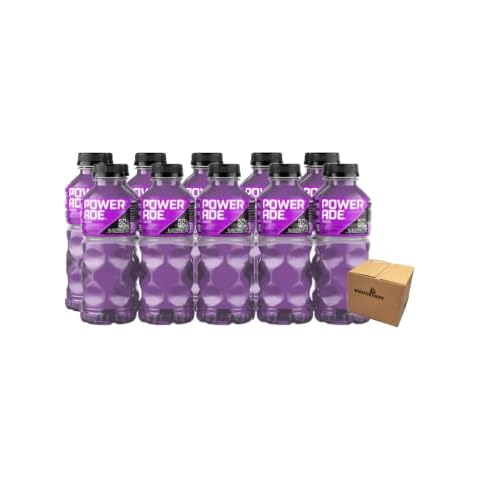 WESTERNMBY POWERADE Grape Bottles, 20 fl oz, 10 bottles, Total: 200.0 Fl Oz Cover