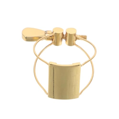 Ligature saxophone alto en acier réglable pour éviter le glissement de l’anche