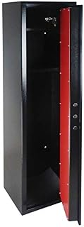 dirty pro tools 6 GUN CABINET DELUX MODEL 1500mm High WITH VAULT LOCKING DOOR AND BUILT IN AMMO SAFE BOX