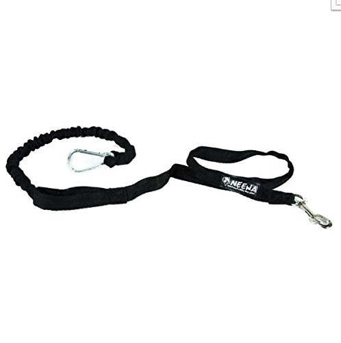 Neewa Dog Leash Bungee Lead - Robust, flexible Polypropylene Dog Lead With Integral Rubber Bungee - Ideal For Canicross, Jogging Or Everyday Walks