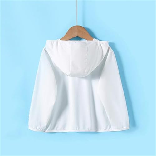 Girls Lightweight Sun Protection Jacket Loose Zip Up Long Sleeve Kids Cute Hoodies Cardigan 5-11Y3