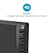 Anker 60W 6-Port USB Ladegerät, iPad Ladegerät für iPhone, iPad, Galaxy, Nexus, HTC, Nokia, Motorola und weitere (Schwarz)