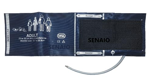 Image of Reusable Adult BP Cuff /NIBP Cuff 25-35 cm in Durable Nylon for Multipara Patient Monitors - Indiamedicart