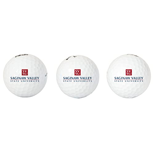 Desert Cactus Saginaw Valley State University Golf Balls 3 Pack Full Color Golf Ball (Design B)