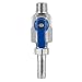 Kegco LH BF13R07-1 Regulator Ball Valve with 5/16 Hose Barb outlet, Brass