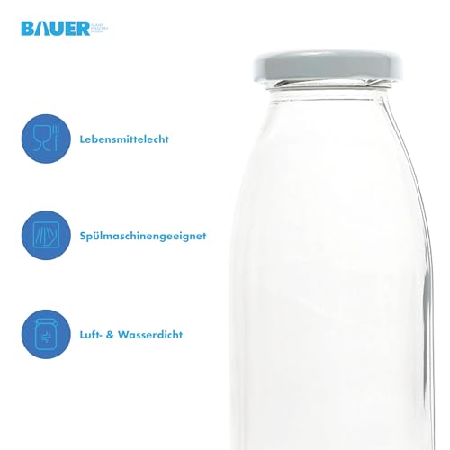 Flaschenbauer 24 bottiglie vuote in vetro da 250