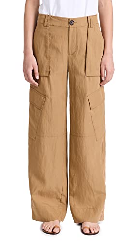 Vince Women's Mid Rise Fluid Cargo Trousers