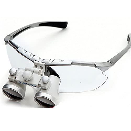Bestdental Loupes binoculaires chirurgicales pour dentiste Argenté 3,5X 420 mm Cover