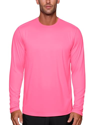 Zengjo Moisture Wicking Athletic Shirts for Men Long Sleeve Workout Running Gym Performance Tee UV/Sun Protection2